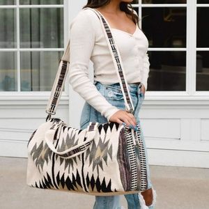 Large tribal duffel